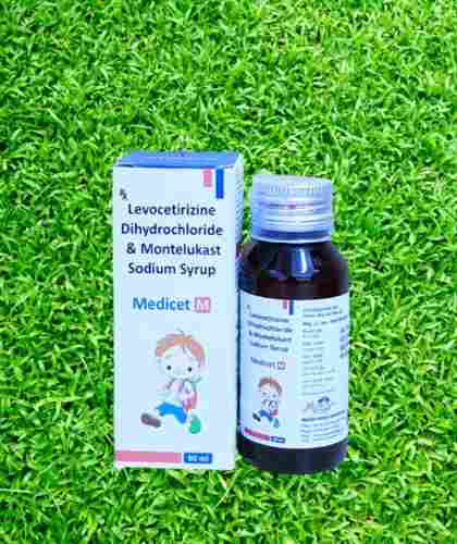 Medicet M Syrup (Levocertirizine Dihydrochloride and Montelukast Sodium Syrup)