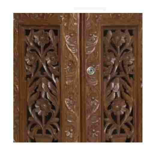 Pearl Color Antique Modern Wooden Armoire With Lock For Home, Hotel 