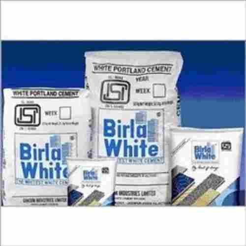 Easy to Use and Strong Birla White Cement 152 Kilogram Used For Concrete
