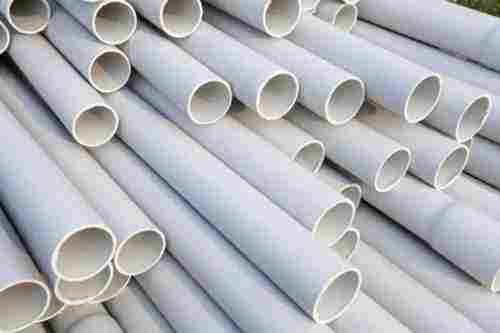 Plastic Water Pipe In White Color For Plumbing And Construction Purpose