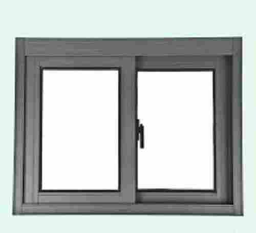 100% Aluminium Easy To Use And Low Maintenance Grey Color Sliding Window
