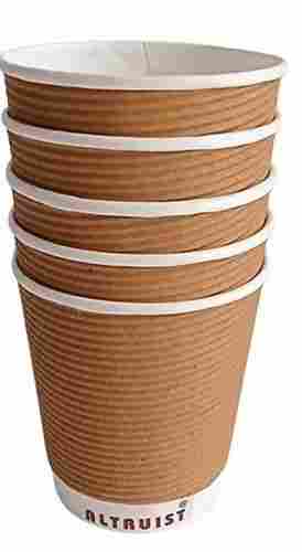 Brown Color Plain Eco Friendly Paper Tea And Coffee Cups For Parties And Events