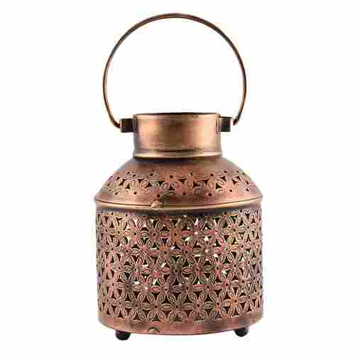 Decorative Handcrafted Antique Metal Table Tealight Holder For Hotel, Home