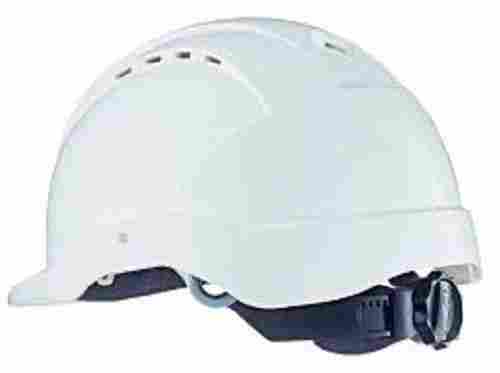 White Color Industrial Safety PVC Half Face Helmets For Construction Workers