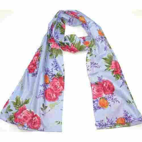 Casual Wear Pure Cotton Multicolor Printed Pattern Handmade Womens Scarf