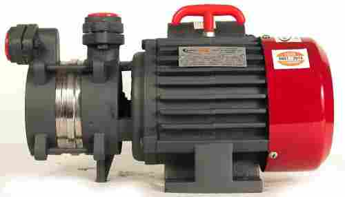 1 Hp Red And Black Color Mild Steel Centrifugal Self Priming Pump