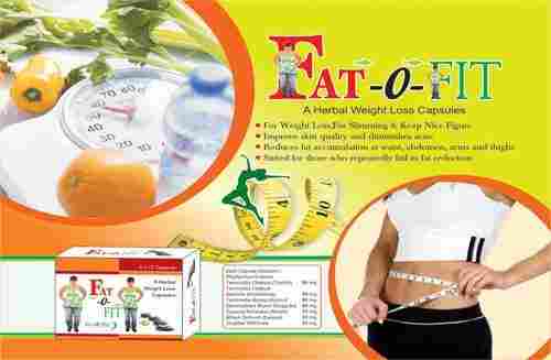 Fat-O-Fit Herbal Weight Loss Capsule With Amla, Haritaki And Garcinia Cambogia