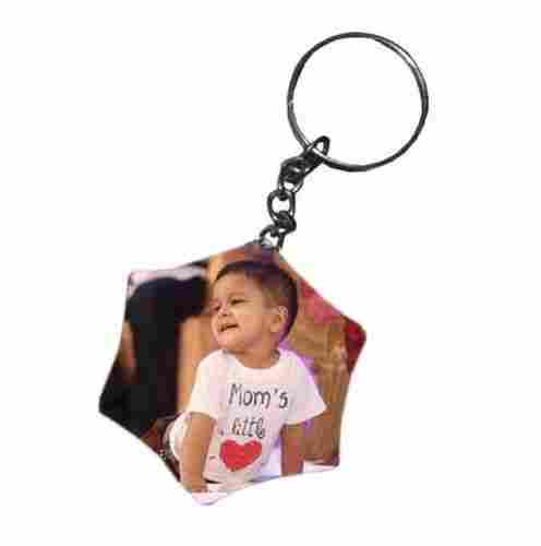 Photo Printed Sublimation Key Chain, Wooden Material, Personalized Gifts For Friends