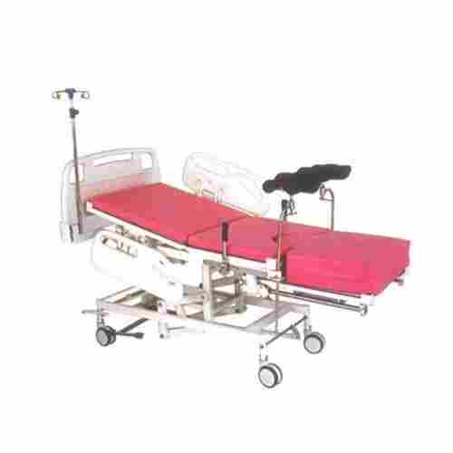 Metal Body And Wheel Mounted Labor Delivery Room Bed For Hospital Use