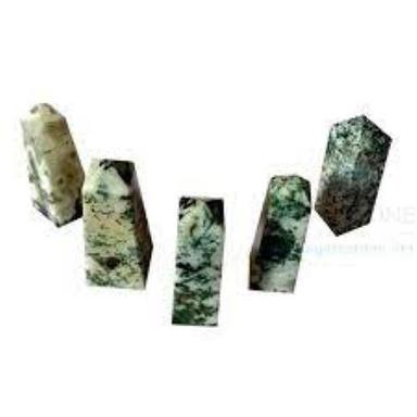 Polished Indian Origin Natural Point Shaped Agate Crystal Healing Stone Tower Grade: A+ Grade