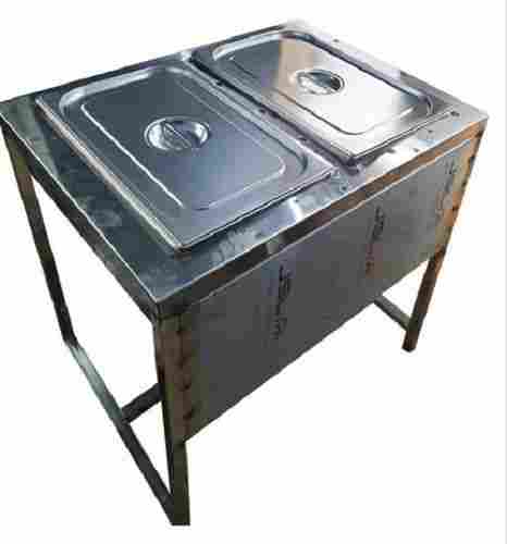 Highly Durable and Rust Resistant Stainless Steel Two Box Bain Marie