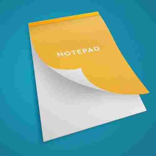 Rectangular Shape Note Pad With A Grade Paper Qualiity