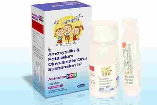 Asteclav DDS Amoxycillin And Potassium Clavulanate Antibiotic Dry Oral Suspension IP