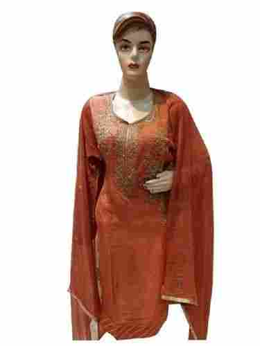 Indian Ethnic Wear Womens Cotton Silk Unstitched Salwar Suits With Dupatta