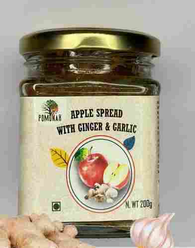 Apple Spread With Ginger And Garlic, Fresh And Natural (Net Weight - 200 G)