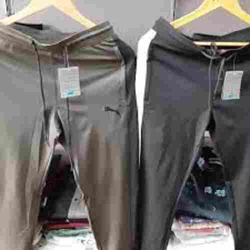 Black And Gray Color Plain Full Length Highly Breathable Casual Wear Mens Lower