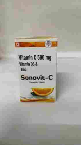 Vitamin C 500mg With Vitamin D3 And Zinc Tablet
