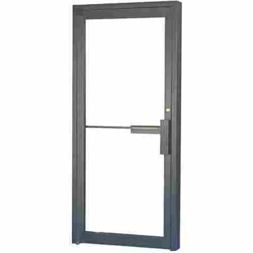 Gray Corrosion-Resistant Plain Heavy-Duty Aluminium Section Entrance Door