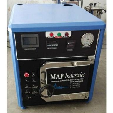 Blue Corrosion Resistant Stainless Steel Horizontal Hospital Sterilizer 55 Litre, Use In Industrial Area
