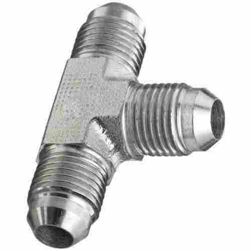 Straight Stainless Steel Tee Shape Fitting, For Chemical Fertilizer Plumbing Pipe
