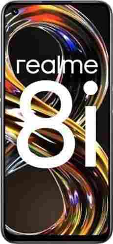 Black Color Realme 8i 6gb Ram And 128gb Internal Storage Mobile Phone