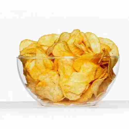 Fried Potato Chips With Round Shape and 15 Days Shelf Life, Delicious Taste