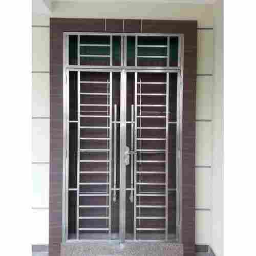 Highly Durable Silver Color Stainless Steel Safety Door