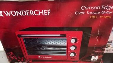 Single Door. Brand Wondercheff Crimson Edge 3 Mode Heating Function Electric Oven Toaster Grill (220 To 240V)