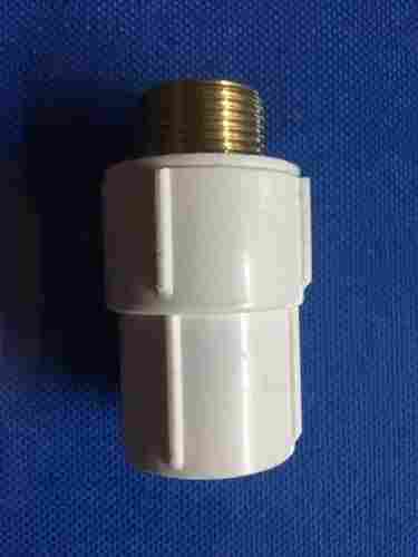 1/2 To 2 Inch Size White Upvc Brass Male Threaded Adapter For Pipe Fitting