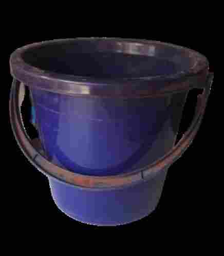 Blue Color Hdpe Plastic Material Circular Shape Water Bucket 