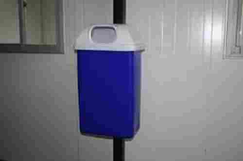 Lightweight Rust-Proof Elegant White And Blue Color Plastic Dustbins