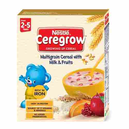 Nestle Ceregrow Growing Up Multigrain Cereal With Milk And Fruits With Vitamin A C D 