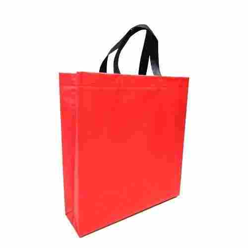 Red Colour Designer Non Woven Shopping Bags With Handle And Dimenions 12 x 18 - 40 x 50 Inches