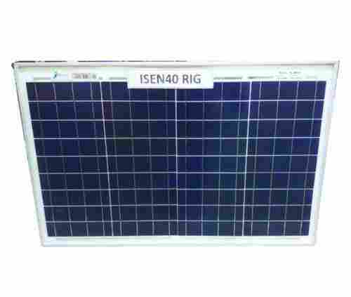 40 Watt Polycrystalline Solar Panel, 3 Kilogram, Voltage 12v, Rectangular Shape