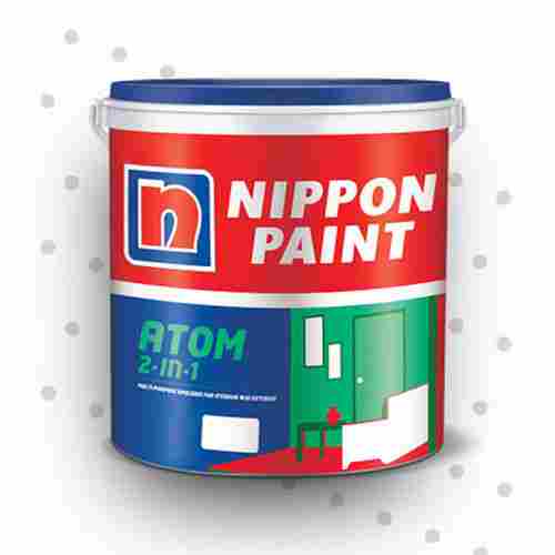 Atom 2 In 1 Nippon Paint For Wall Paint With High Gloss Oil Based, 100% Purity