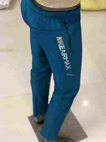 Mens Regular Fit Comfortable Wear 100 % Polyester Fabric Blue Lower