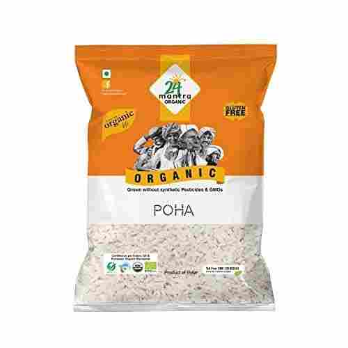 500 GM White Fresh Organic Poha With High Nutritious Value And Taste