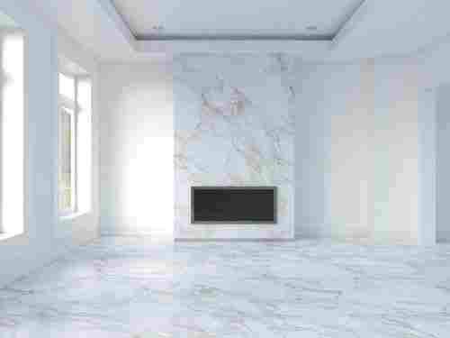 Highly Durable and Fine Finish Pure White Floor Marble
