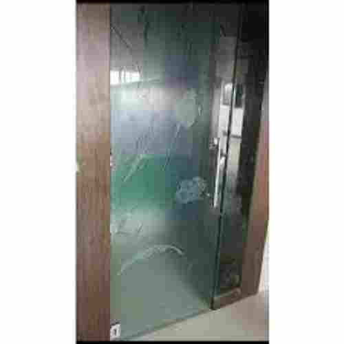 Scratch Resistant Weather Resistance Easy Installation Smooth Surface Etching Work Rectangular Glass Door