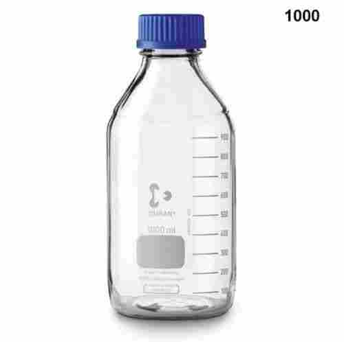 Transparent 1000ml Borosilicate Reagent Bottle with Screw Cap For Laboratory