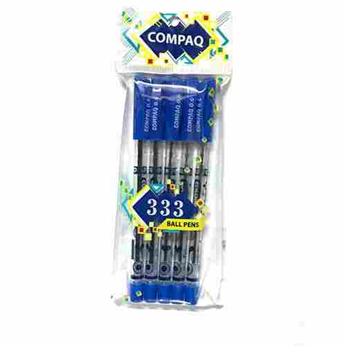 Crack Proof Light Weight Easy To Hold Smooth Writing Blue Compaq Ball Pens