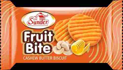 Hygienic Prepared Sweet And Crispy Sunder Fruit Bite Cashew Butter Biscuits