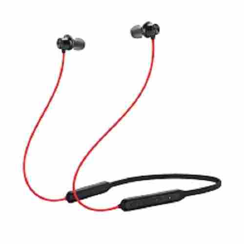 Red And Black Magnetic Sport Bluetooth Headset Made With Plastic And Rubber