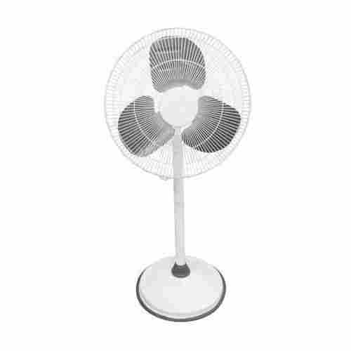 Stylish Design White Color Powerpack Pedestal Fan With Three Speed Control