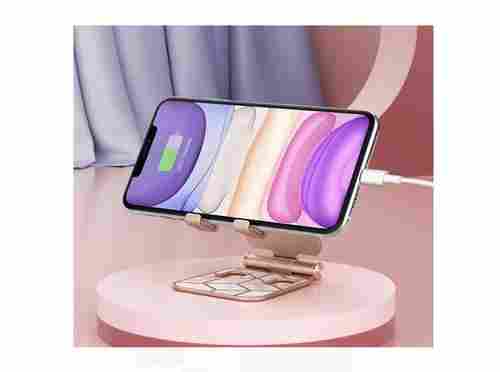 91 Gram, Aluminum Material, Adjustable Mobile Phone Stand In Marble Color 