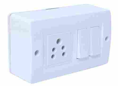 Solid Strong White Pvc Multi Socket Electrical Switch Board For Home and Office