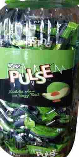 Sensational Kachcha Aam Green Pulse Candy With Tangy Twist Flavor 