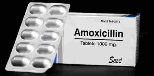 Amoxicillin 1000 Mg Tablets For Treat Wide Range Of Disease Microscopic Organisms Like Tonsillitis Bronchitis Pneumonia And Contamination