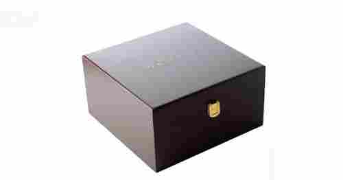 Dark Brown Color Customized Wooden Gift Box Used For Packaging Gifts