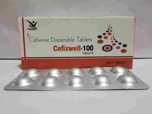 No Side Effect Cefixwell 100 Cefixime Dispersible Tablet 100mg (10x10 Tablets)